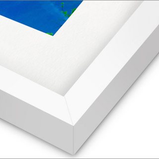 White frame corner